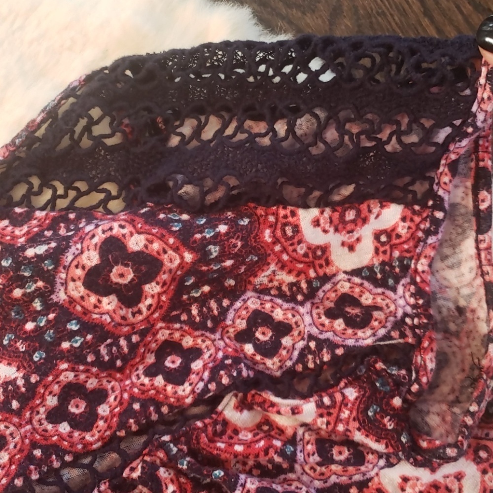 Lucky Brand Linen Top - Picture 4 of 5